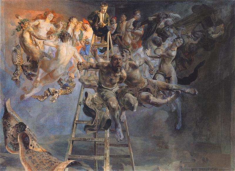 Jacek Malczewski Vicious circle oil painting picture